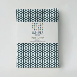 Scandia 🔵 Blue Dot 🔵 Tea Towel